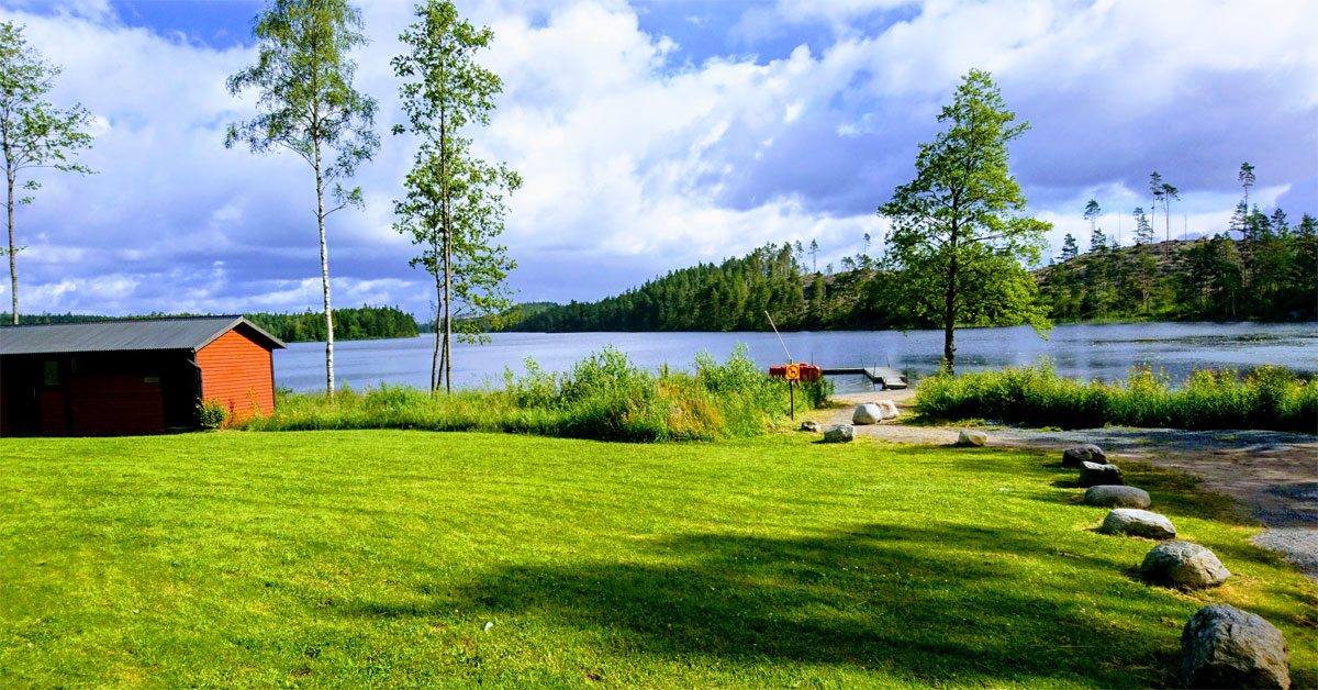 Badplatsen vid Skottesjön, Töftedal