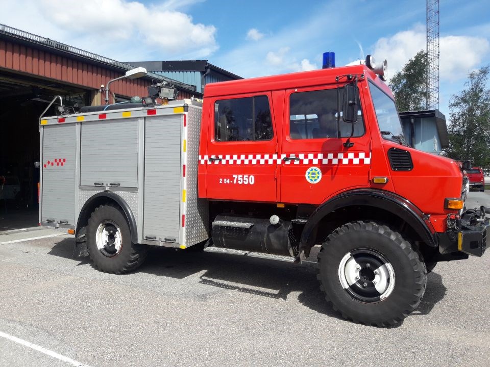 Unimog skogsbrandbil