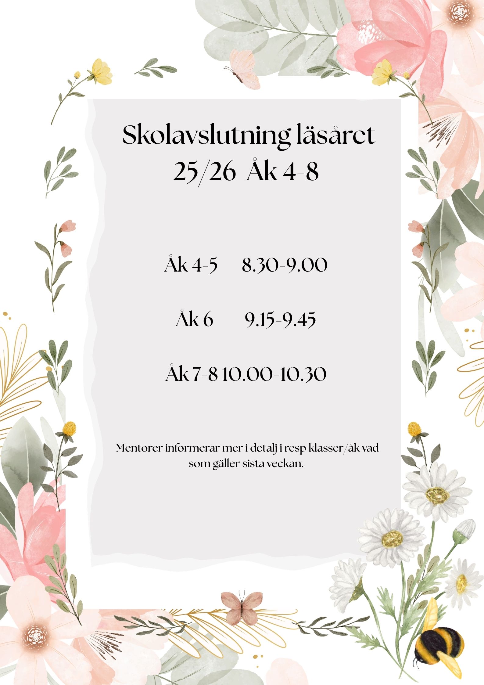 Skolavslutning Hagaskolan