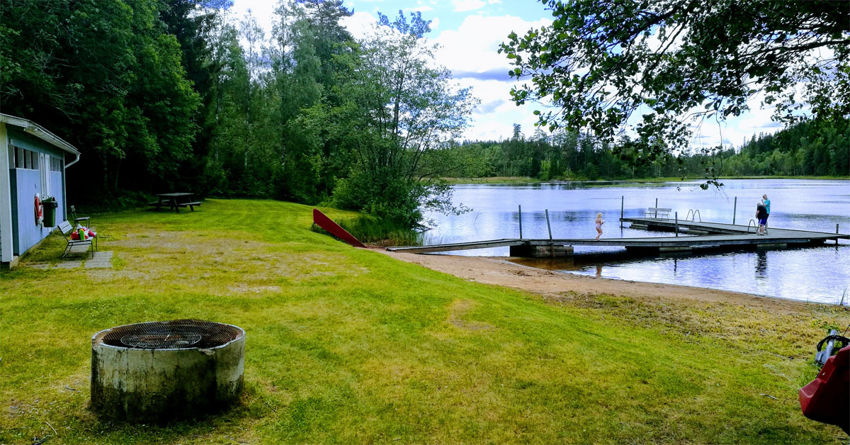 Badplatsen vid Långelidstjärn, Håbol