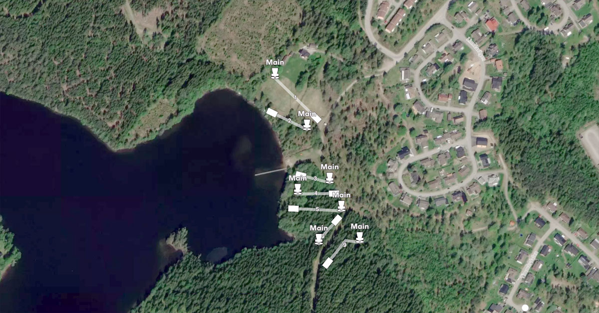 Dals-Eds DiscGolfpark vid Sågtjärn