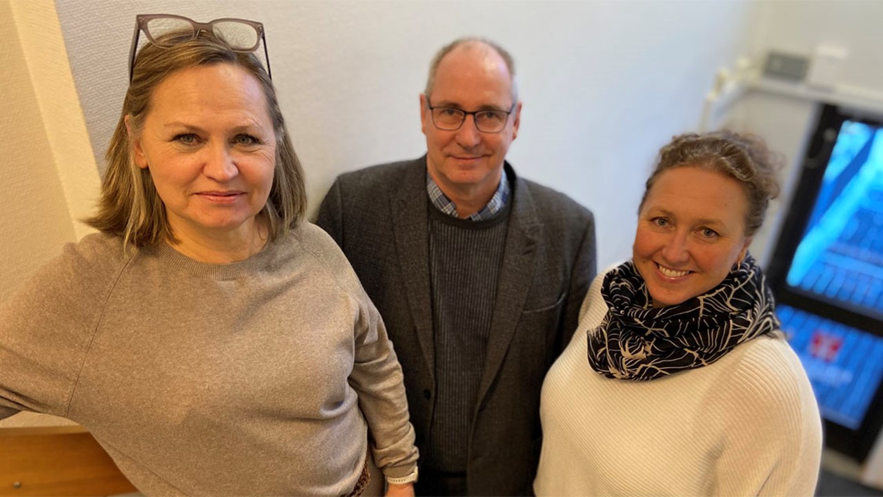 Madeleine Hartman, Hans Åkerlund och Karin Rolfsman